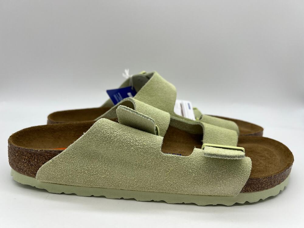 Birkenstock Arizona Soft Footbed Faded Lime Women's Size 11 New - Picture 1 of 16